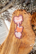 Sucker for Books Die-Cut Bookmark