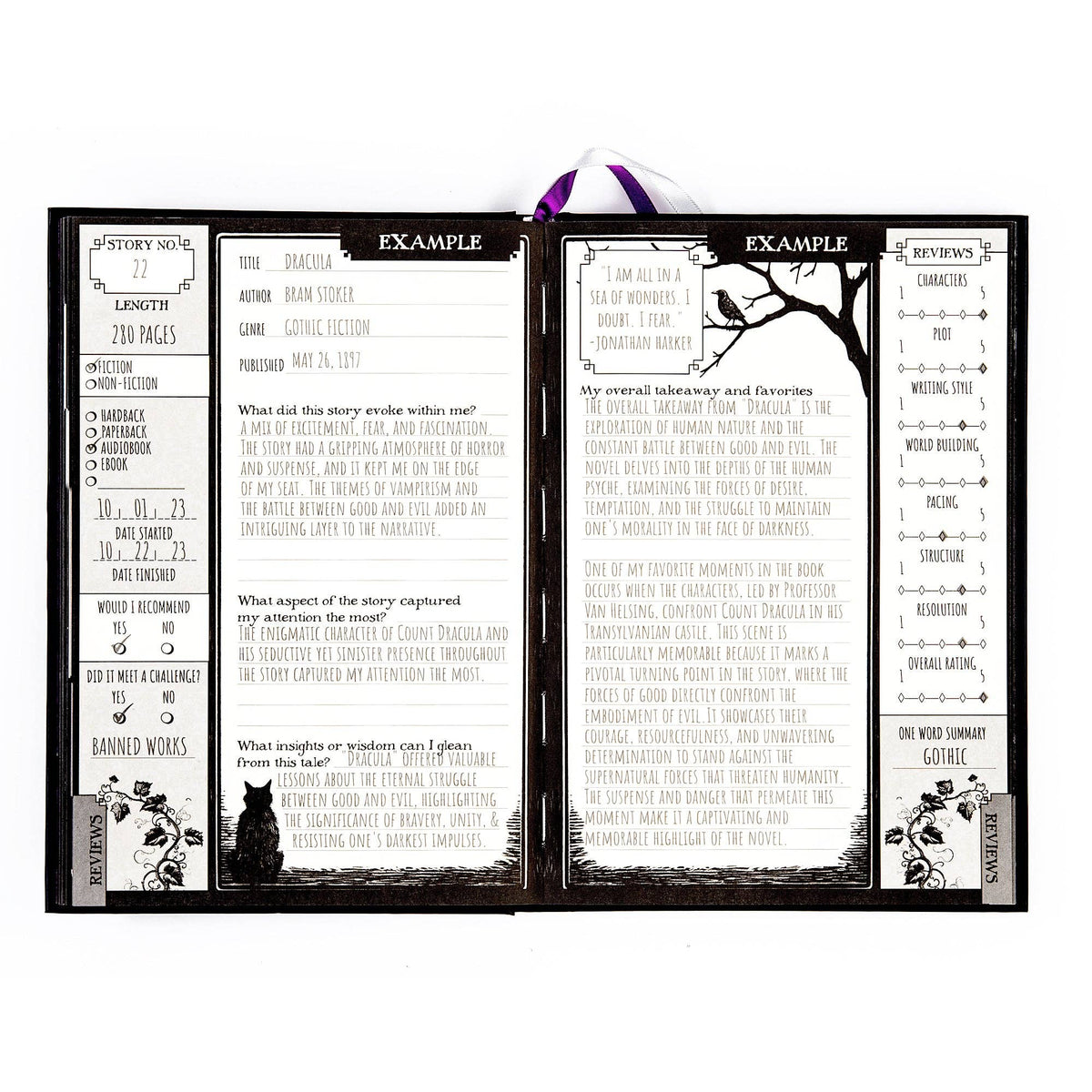 Waiting for the Night Reading Journal (Original Artwork) for Readers