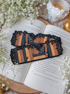 Spooky Halloween Bookshelf Die-Cut Bookmark