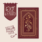 6"x9" Reading Journal with 50 Review Pages | Fantasy Sword