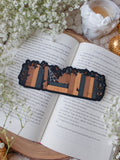 Spooky Halloween Bookshelf Die-Cut Bookmark