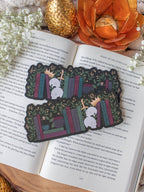 Dark Fantasy Bookshelf Die-Cut Bookmark