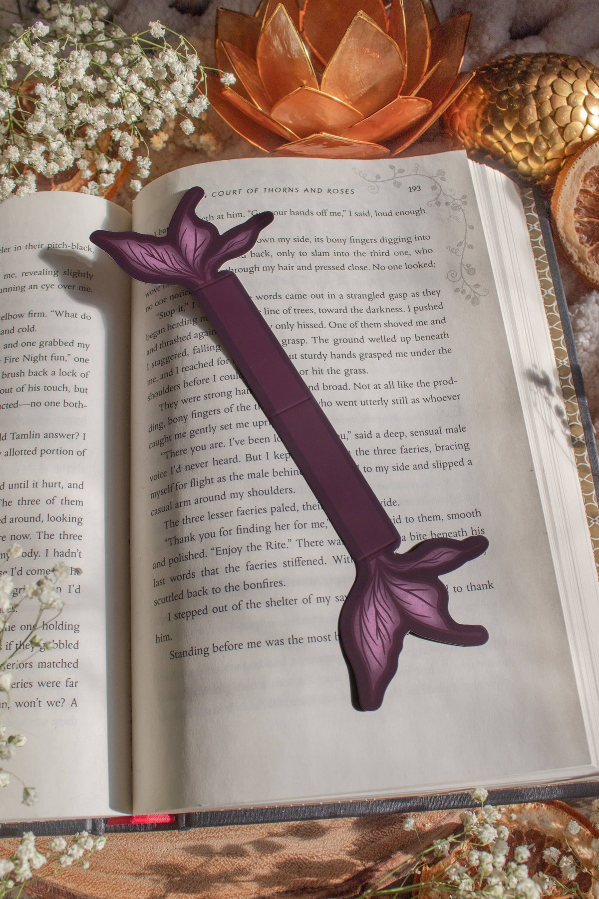 3D Dark Faerie Wings Die-Cut Bookmark