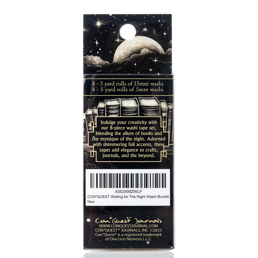 Waiting for the Night Washi Tape (8-Pack) (Original Artwork)