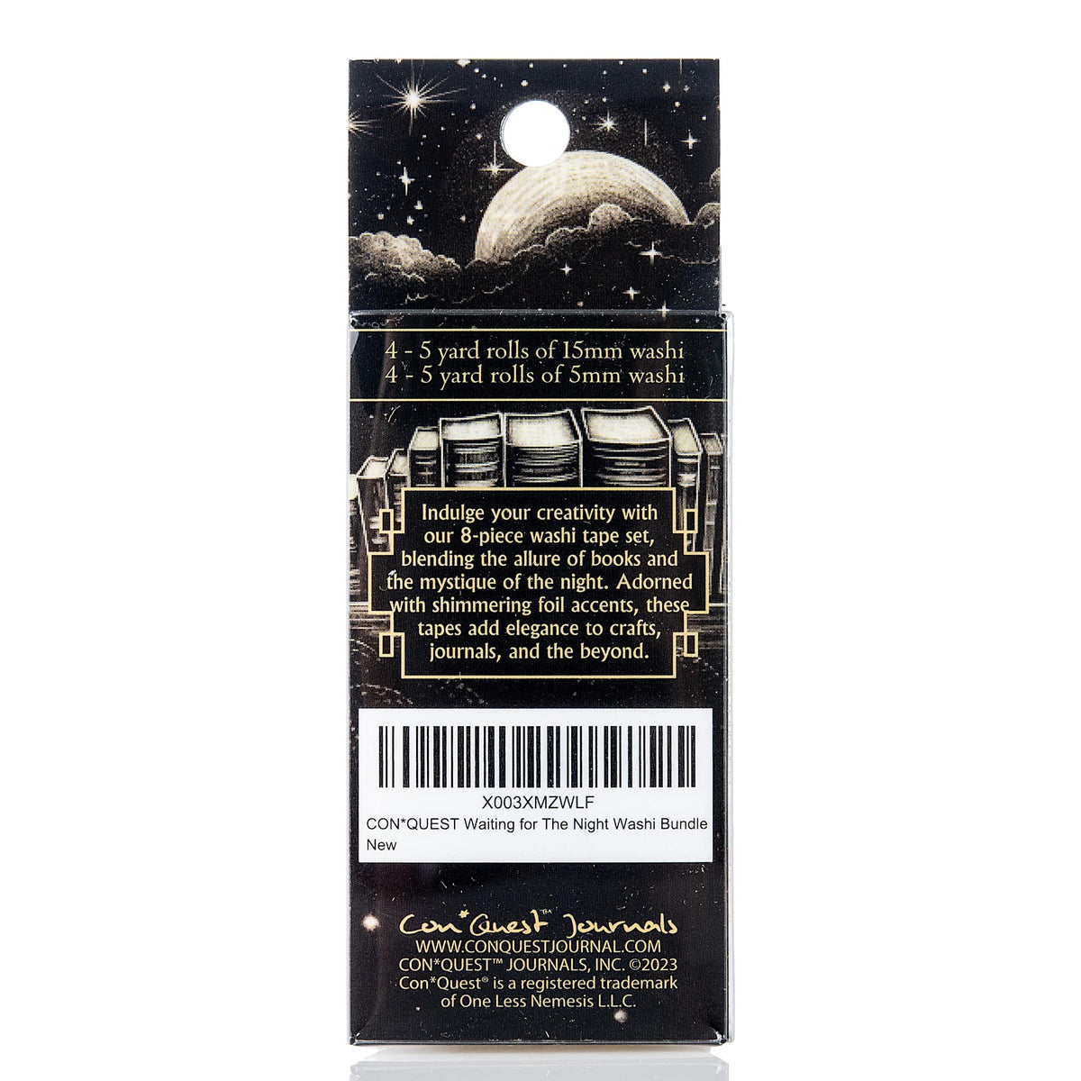 Waiting for the Night Washi Tape (8-Pack) (Original Artwork)