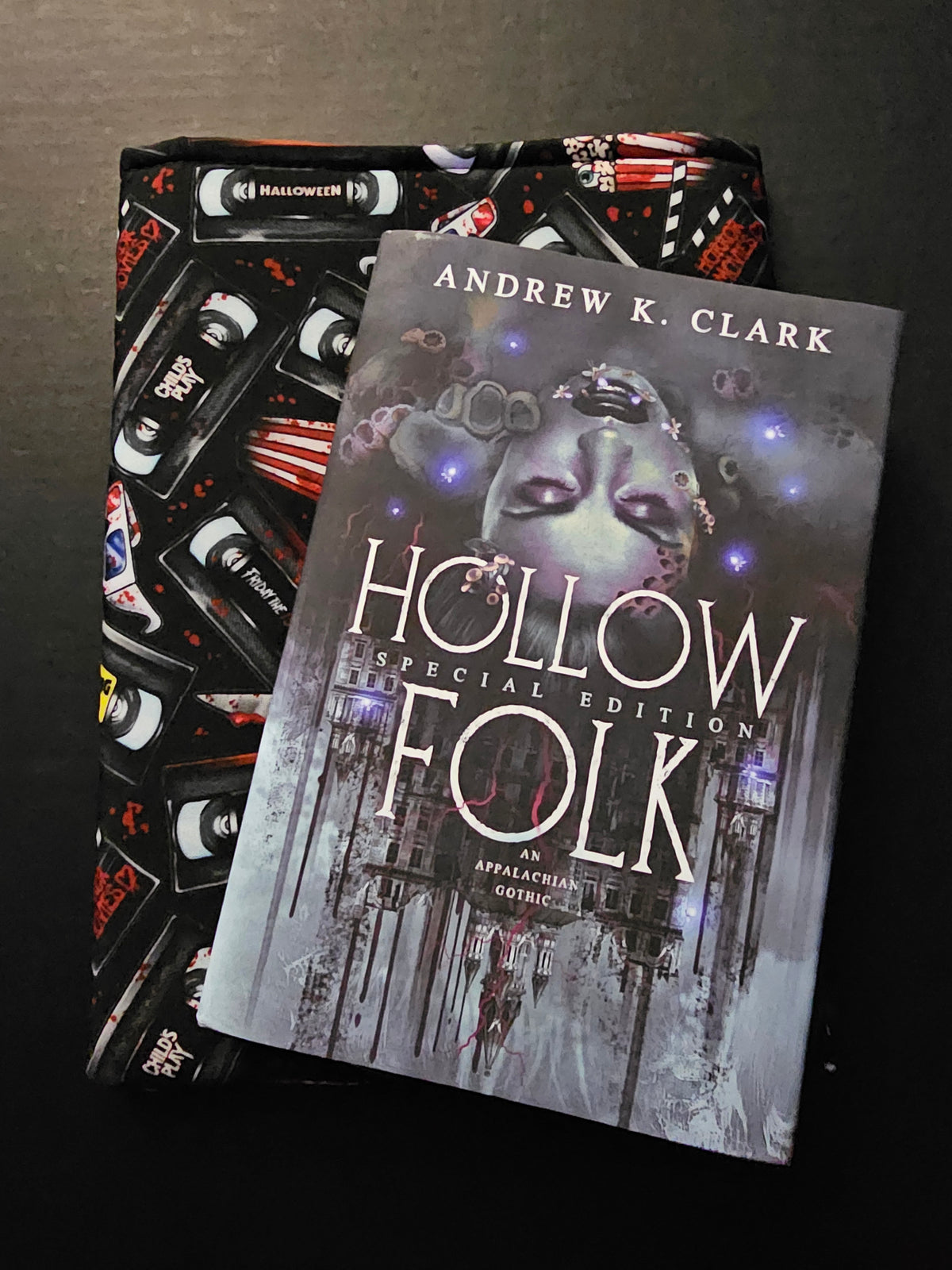 Scary Movie Themed Book Sleeve