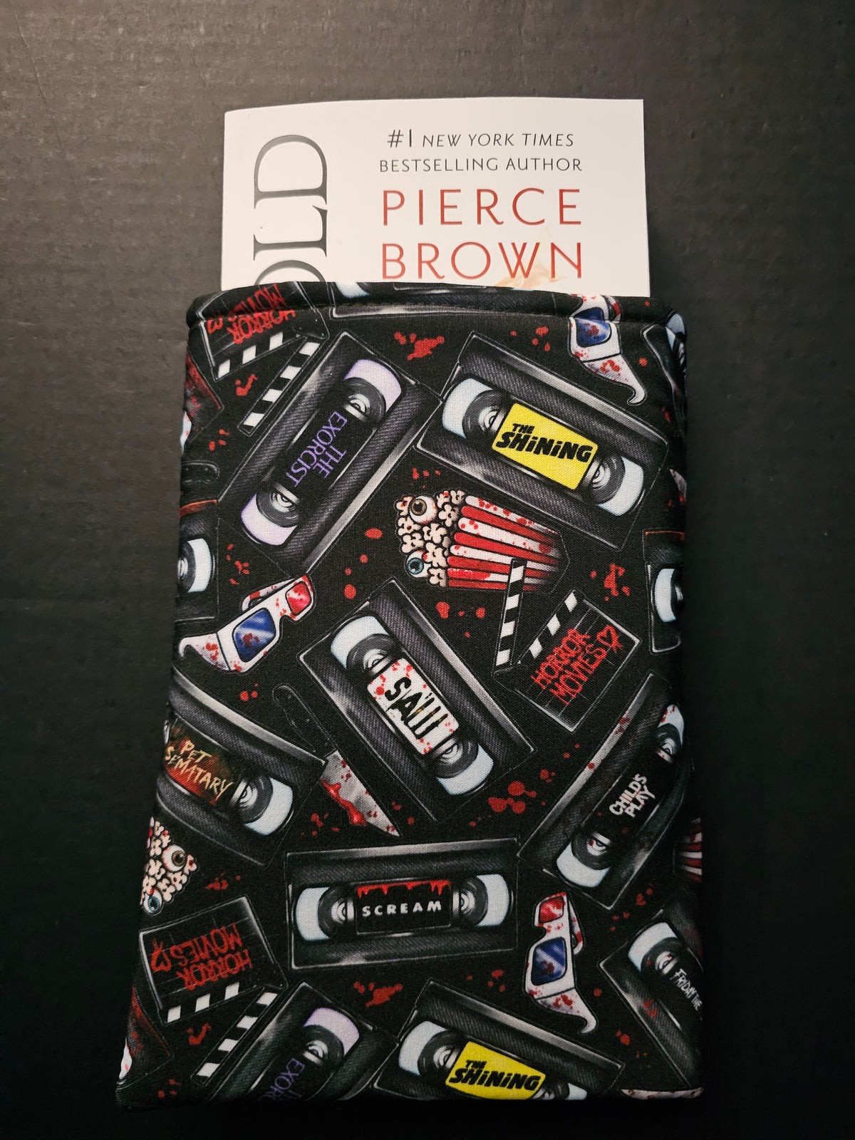 Scary Movie Themed Book Sleeve