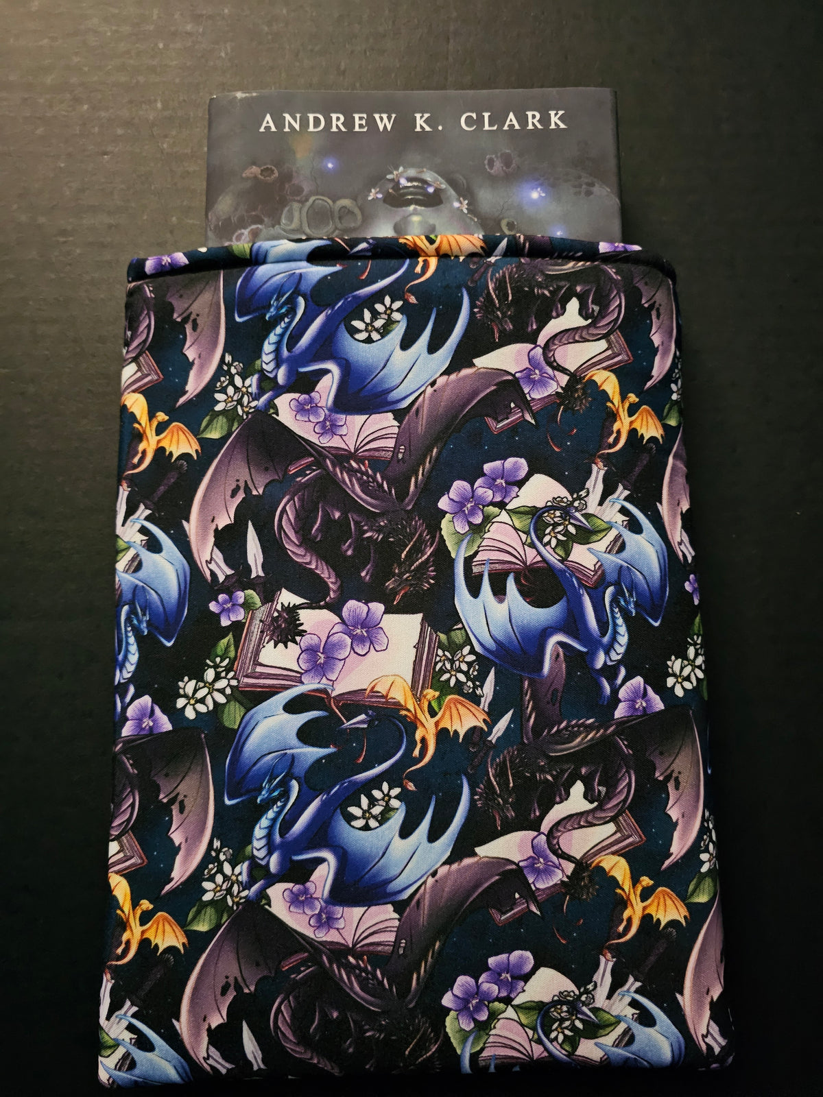 Book Dragon Themed Book Sleeve
