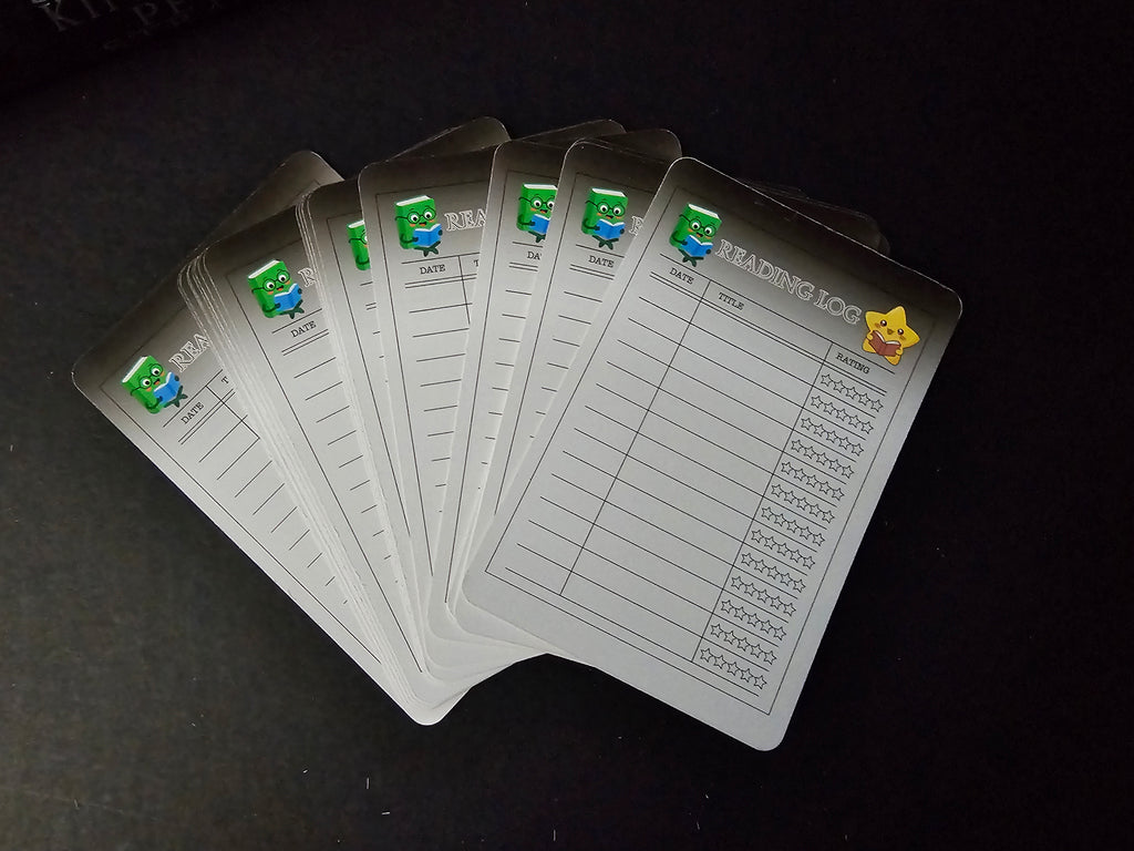 The Little Cryptlings Reading Log Card