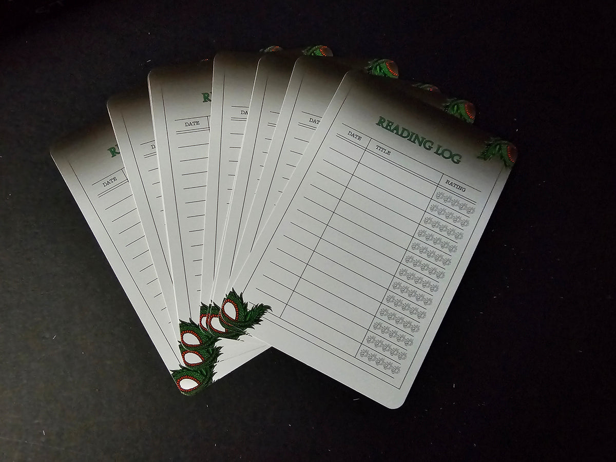 Dragon's Ascent Reading Log Card